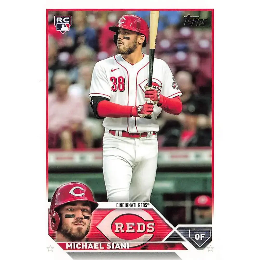 2023 Topps Michael Siani RC #654 Cincinnati Reds